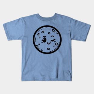 Cartoon Moon Kids T-Shirt